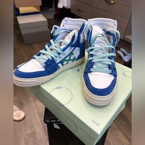 OFF-WHITE Blue High Off-Court 3.0 Sneakers